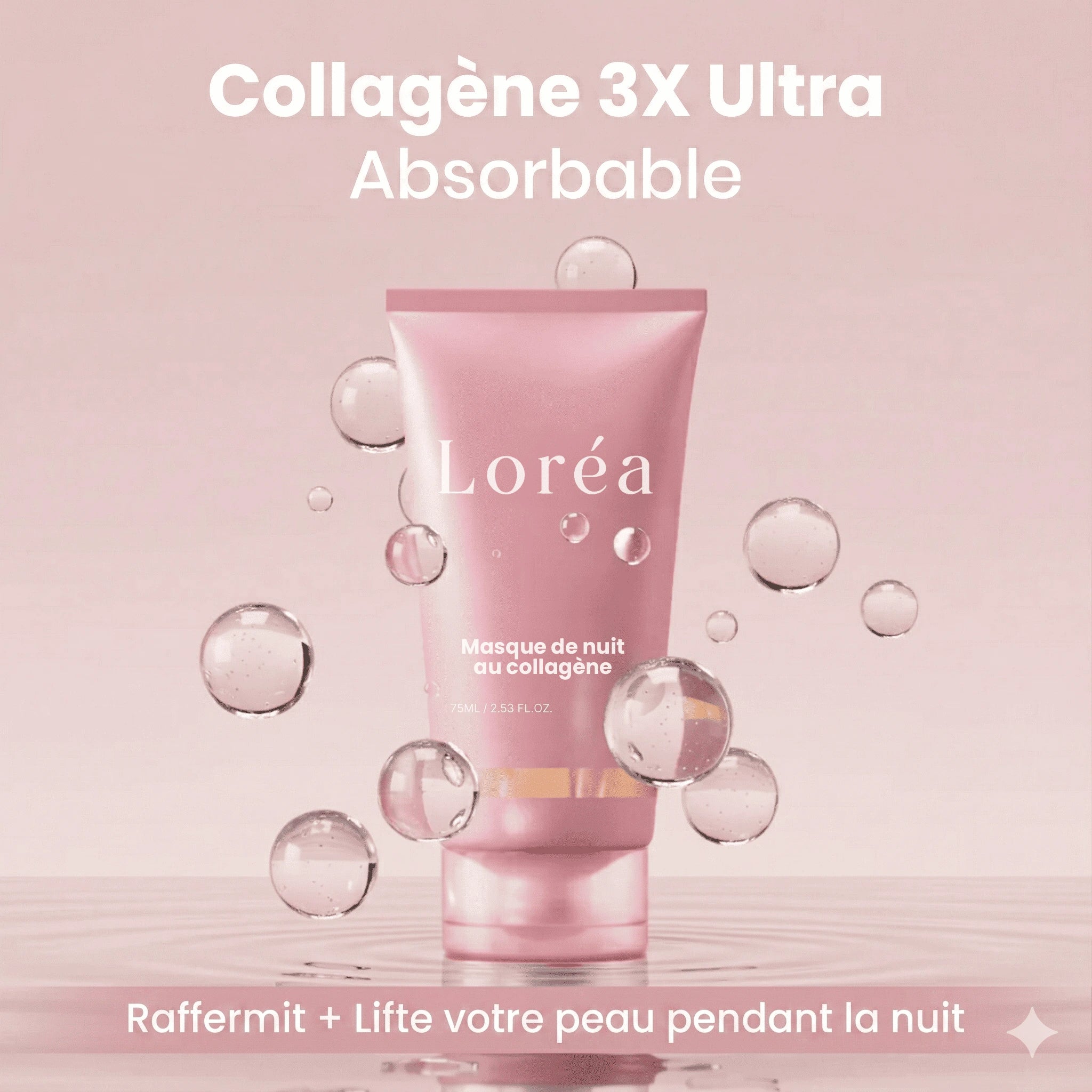 Masque de Nuit Enveloppant au Collagène